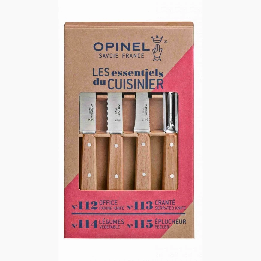 Opinel Natural 4 Essentials Knives Set - Image 2