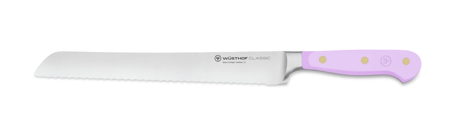 Wusthof Classic Colour Precision Double Serrated Bread Knife 23cm Purple Yam (WT1061706223)