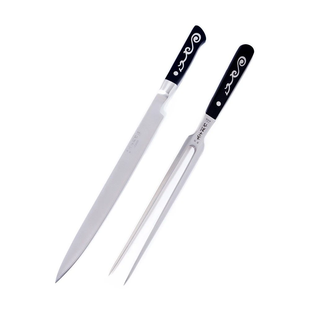 I.O.Shen 230mm Carving Knife And Carving Fork Set