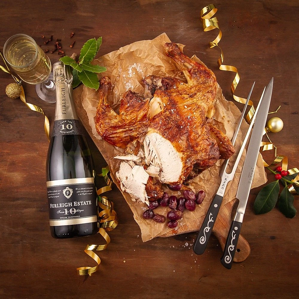 I.O.Shen 230mm Carving Knife And Carving Fork Set - Image 5