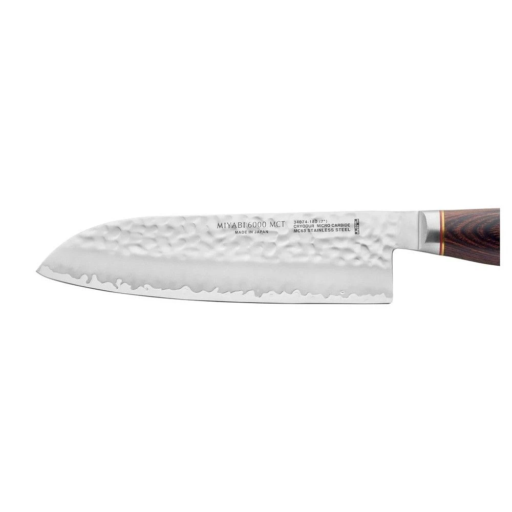 Miyabi 6000 MCT 18cm Santoku Brown Fine Edge (34074-181-0) - Image 3