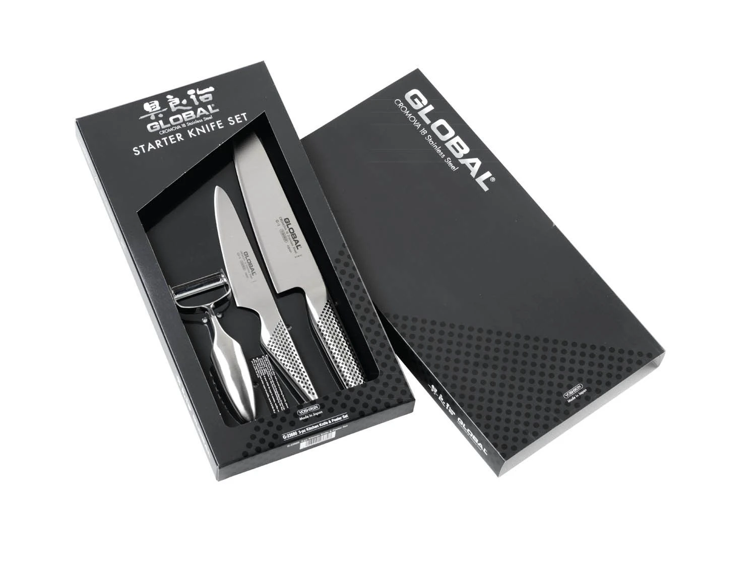Global G23680 - 3 Piece Knife And Peeler Set - G-2, GS-3, GS-68 (G-23680) - Image 2