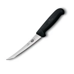 Victorinox Fibrox 15cm Boning Knife Curved Edge Narrow Blade (5640315)