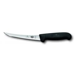 Victorinox Fibrox 12cm Boning Knife Narrow Curved Flexible Blade (5661312)
