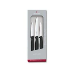 Victorinox Swiss Classic 3 Piece Paring Knife Set Black (671133G)