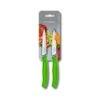 Victorinox Swiss Classic 2 X 10cm Paring Knife Set Green (67796L4B)