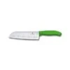 Victorinox Swiss Classic 17cm Santoku Knife Fluted Blade Green (6852617L4B)