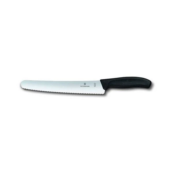 Victorinox Swiss Classic 22cm Bread And Pastry Knife Black (6863322B)