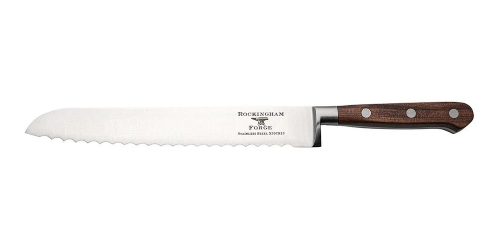 Rockingham Forge Pro Wood Series 3 Piece Set (9cm Paring Knife, 20cm Cooks Knife & 20cm Bread Knife) - Image 3
