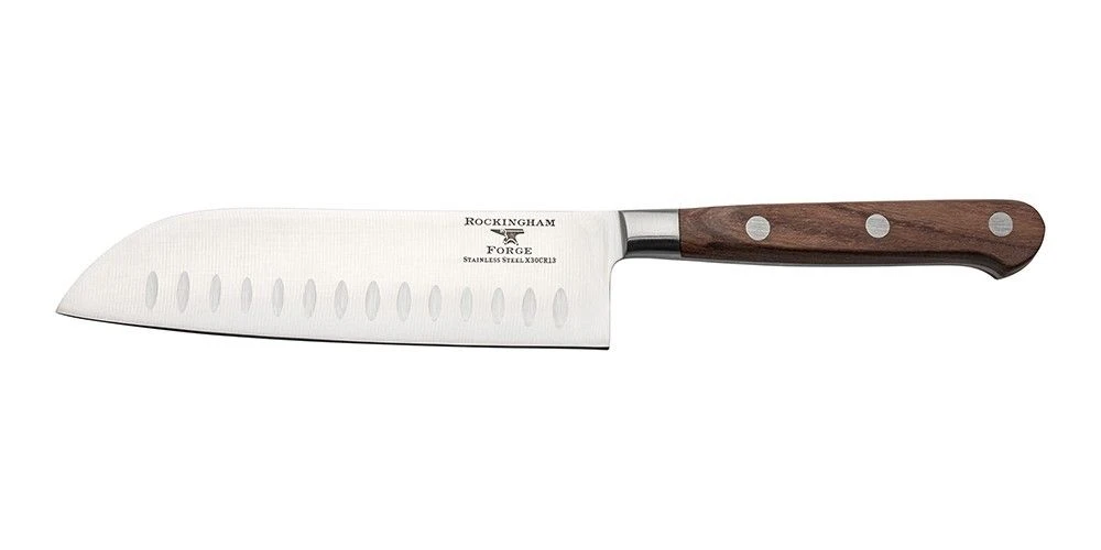 Rockingham Forge Pro Wood Series 3 Piece Set (9cm Paring Knife, 13cm Santoku Knife & 20cm Cooks Knife) - Image 3