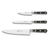 Sabatier® Ideal Brass Rivets 3 Piece Knife Set (10cm Paring Knife, 12cm Utility Knife And 20cm Cooks Knife)