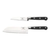 Rockingham Forge Pro Black Series 2 Piece Set (9cm Paring Knife & 13cm Santoku Knife)
