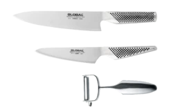 Global G23680 - 3 Piece Knife And Peeler Set - G-2, GS-3, GS-68 (G-23680)