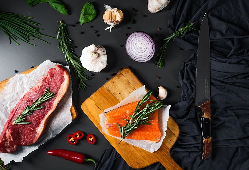 APOSL Carving Knife 21.5cm With A Hybrid Handle - Image 7