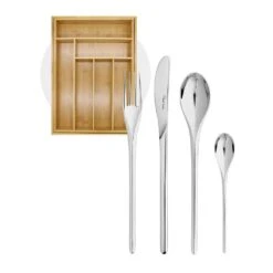 Robert Welch Bud Bright V 24 Piece Set With Free Small Cutlery Tray