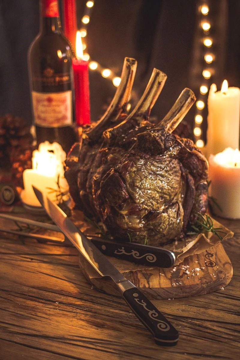 I.O.Shen 230mm Carving Knife And Carving Fork Set - Image 7