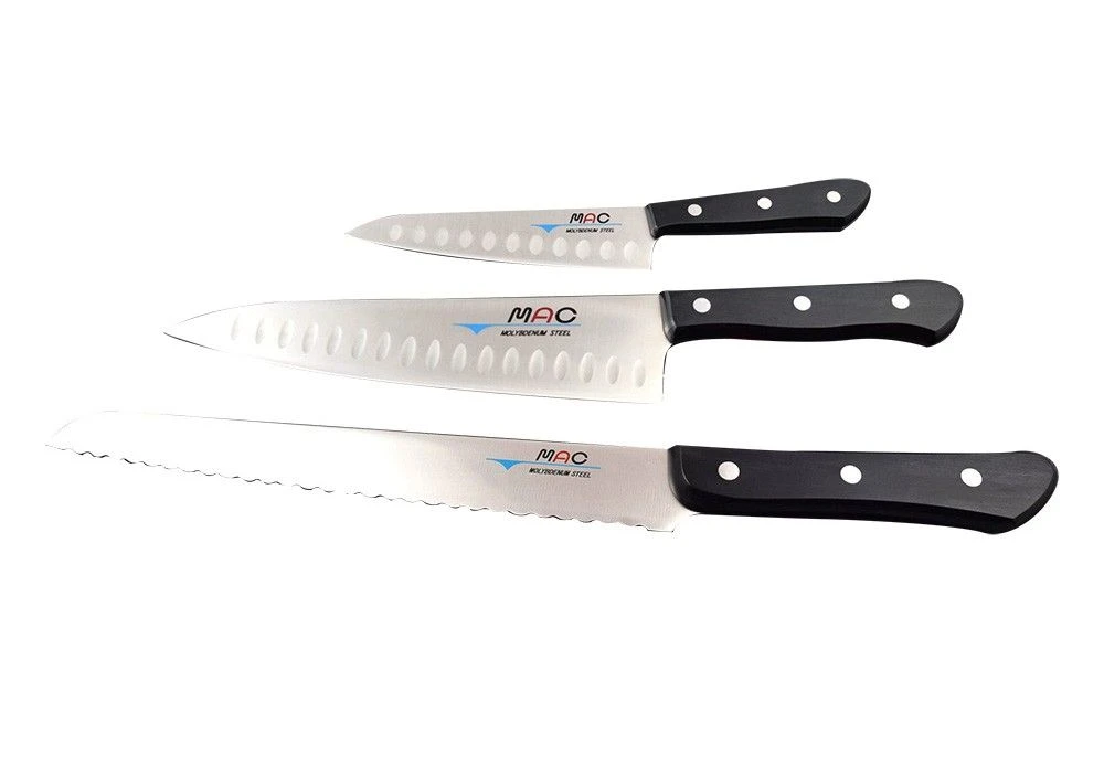 MAC Chef Series 3 Piece Knife Set (CHEF-32)
