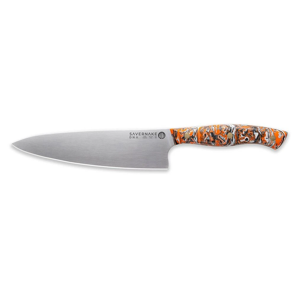 Savernake DNA CL18 18cm Chef's Knife - Anthracite, Arctic & Orange With Marble Handle