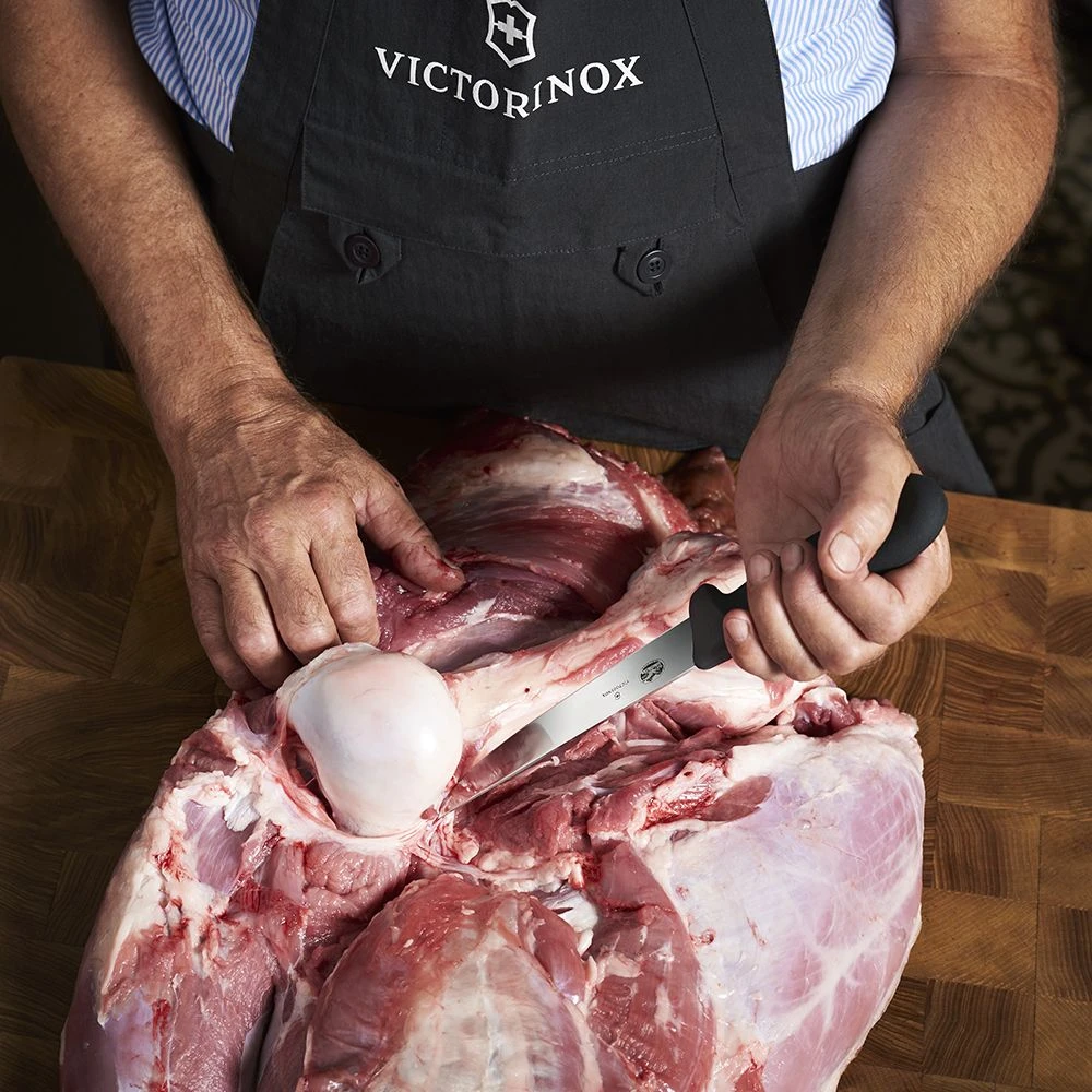 Victorinox Fibrox 12cm Boning Knife Straight Wide Blade (5600312) - Image 3