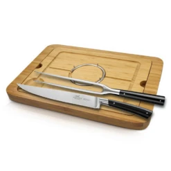 Sabatier® Edonist Carving Set With Board