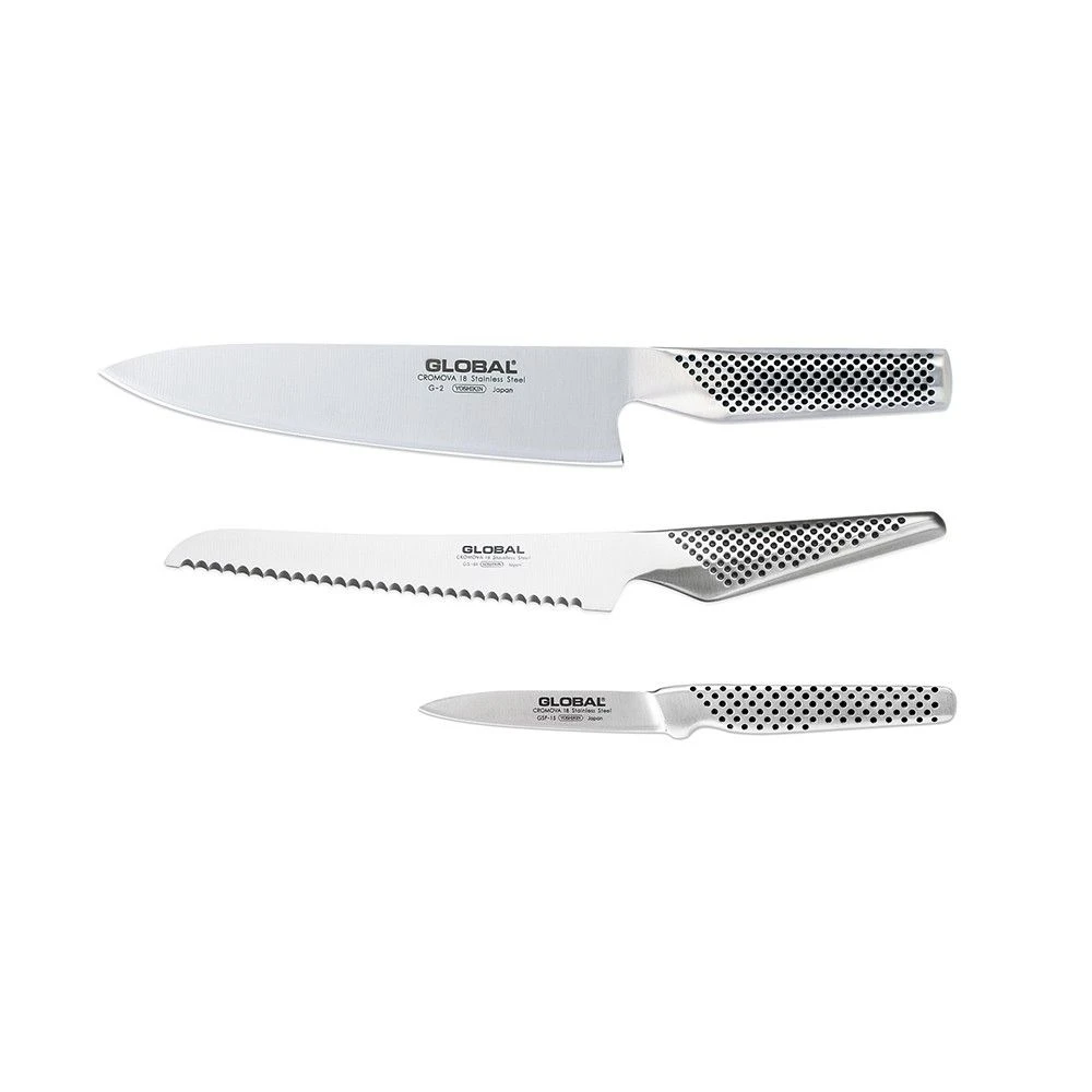 Global G-26115 3 Piece Knife Set