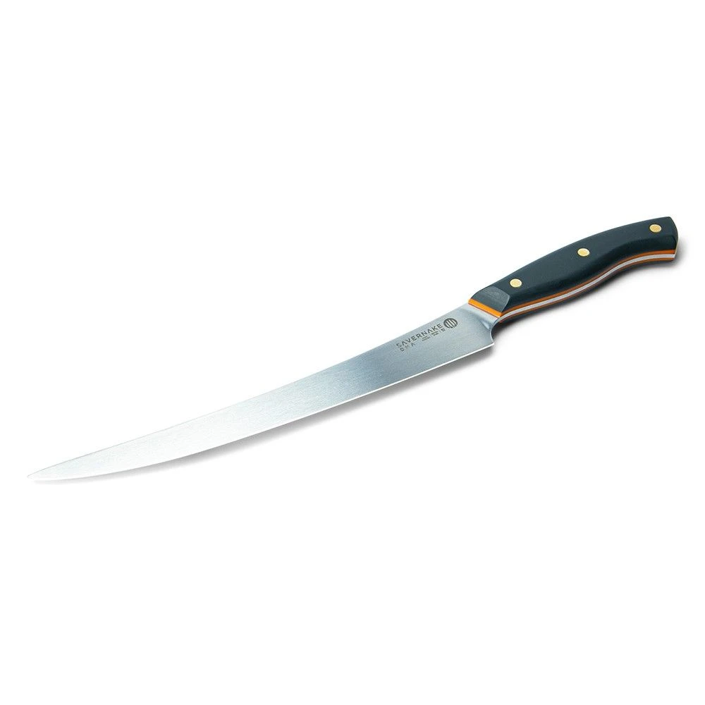 Savernake DNA PC26 26cm Carving Knife - Anthracite & Orange With Traditional Handle - Image 3
