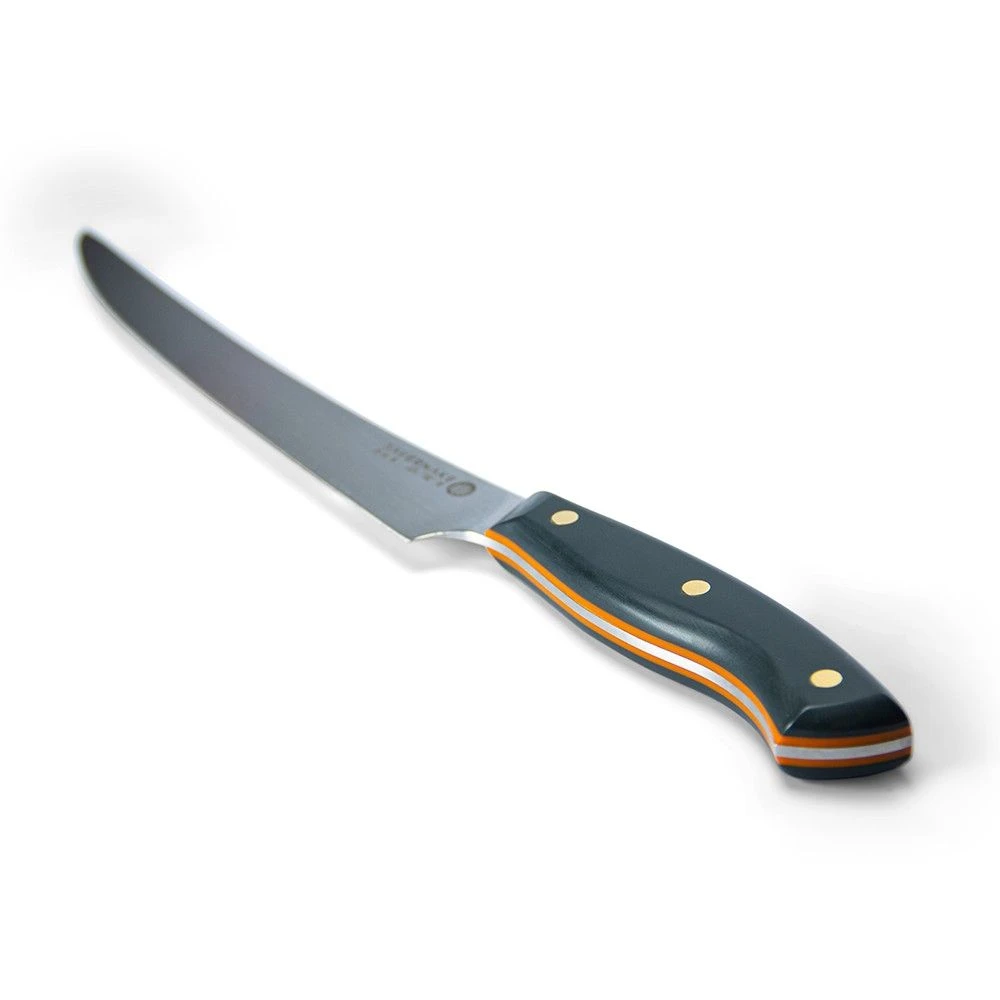 Savernake DNA PC26 26cm Carving Knife - Anthracite & Orange With Traditional Handle - Image 4