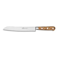 Lion Sabatier® Ideal Provencao 20cm Bread Knife (Olive Handle With Stainless Steel Rivets)