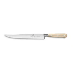 Lion Sabatier® Ideal Broceliande 20cm Yatagan Carving Knife (Ashwood Handle With Stainless Steel Rivets)