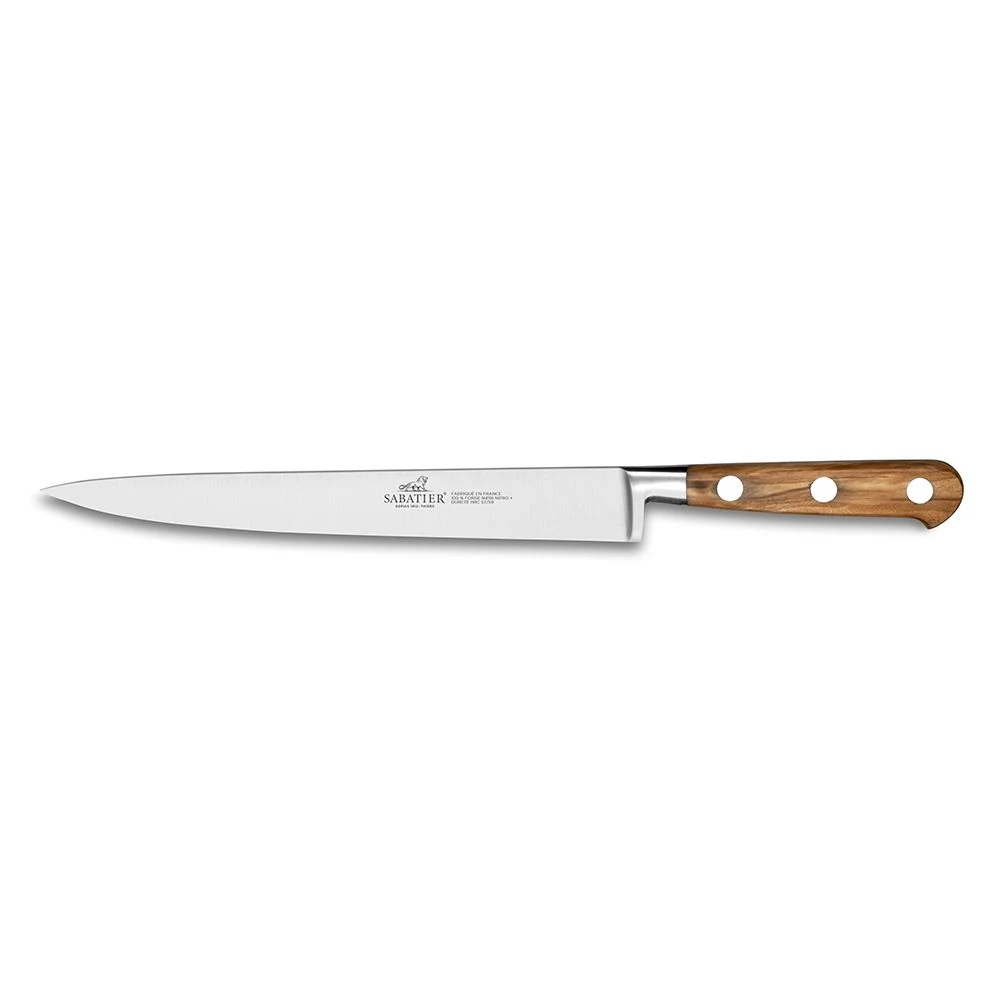 Lion SabatierĀ® Ideal Provencao 2 Piece Knife Set - 10cm Paring & 20cm Cooks Knife (Olive Handle With Stainless Steel Rivets) - Image 3