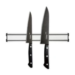 Mac Black 3 Piece Magnetic Knife Rack Set C/w 7" Cooks Knife (MAC1BNDL)