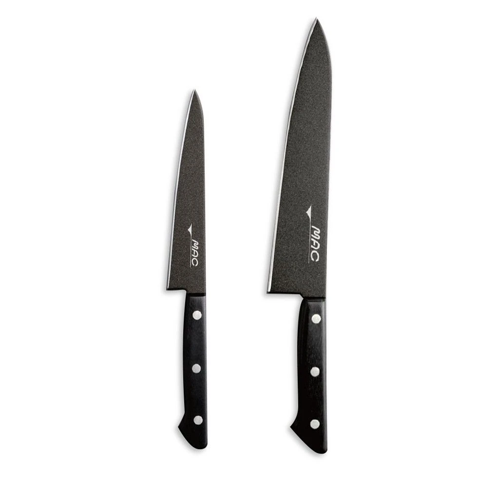 Mac Black 3 Piece Magnetic Knife Rack Set C/w 8" Cooks Knife (MAC2BNDL) - Image 2