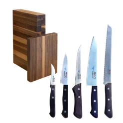 Mac Chef Series 6 Piece Magnetic Knife Block Set (MAC7BNDL)