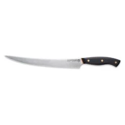 Savernake DNA PC26 26cm Carving Knife - Anthracite & Orange With Traditional Handle