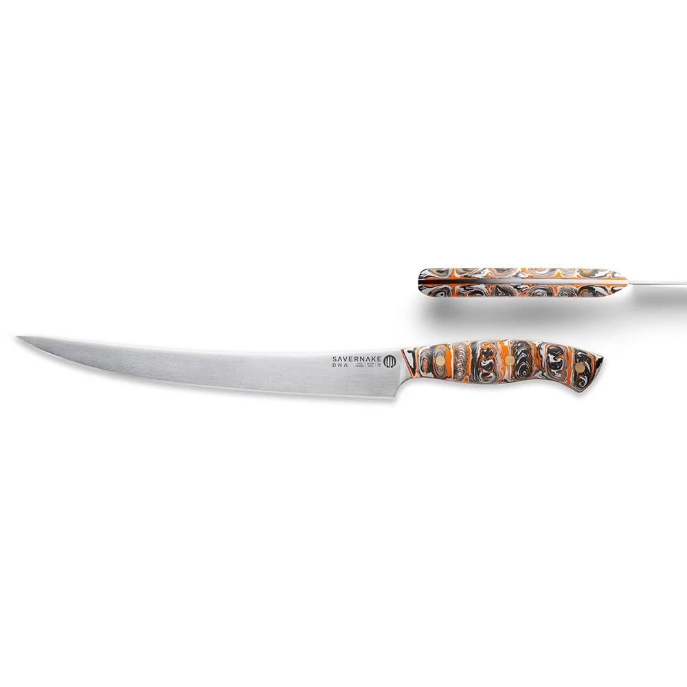 Savernake DNA PC26 26cm Carving Knife - Anthracite, Arctic & Orange With Marble Handle - Image 2