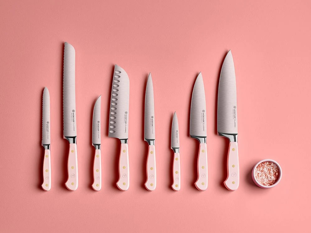 Wusthof Classic Colour Precision Double Serrated Bread Knife 23cm Pink Himalayan Salt (WT1061706423) - Image 2