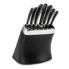 Robert Welch Signature Black Knife Block Set With Sharpening Steel