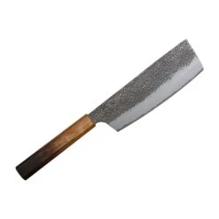 Sakai Takayuki Homura Guren (Aogami 2 Steel) Japanese Chef's Nakiri Knife 180mm With Urushi Lacquered Oak Handle