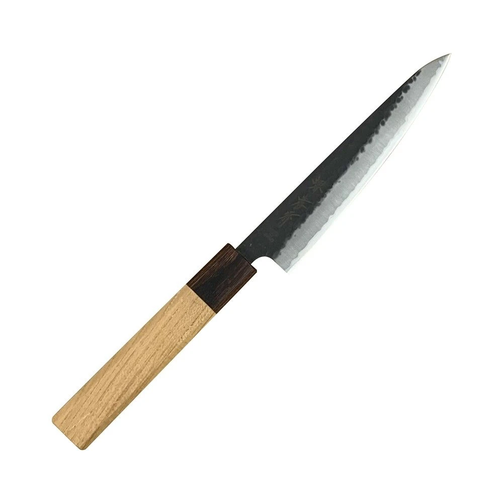 Sakai Takayuki Aogami Super Kurouchi Hammered WA Japanese 135mm Utility Knife