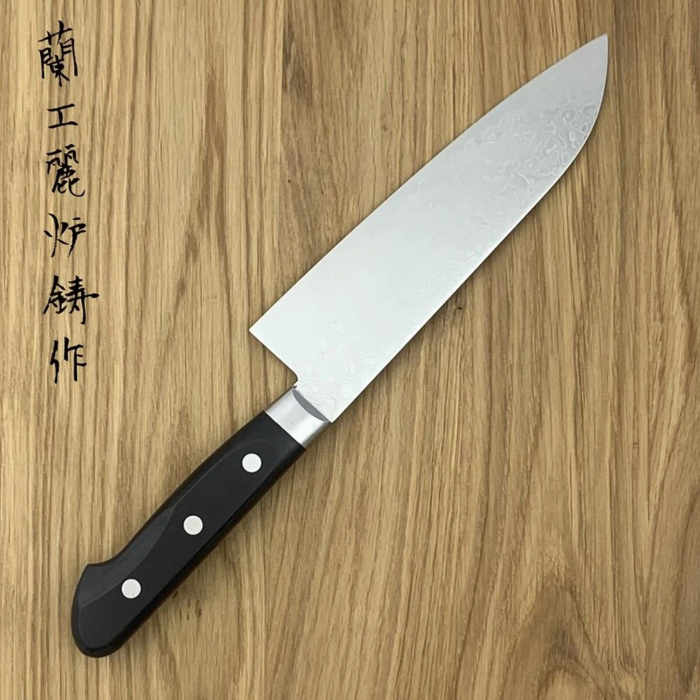 Sakai Takayuki 45-Layer Damascus Mirrored Japanese 170mm Santoku Knife - Image 2