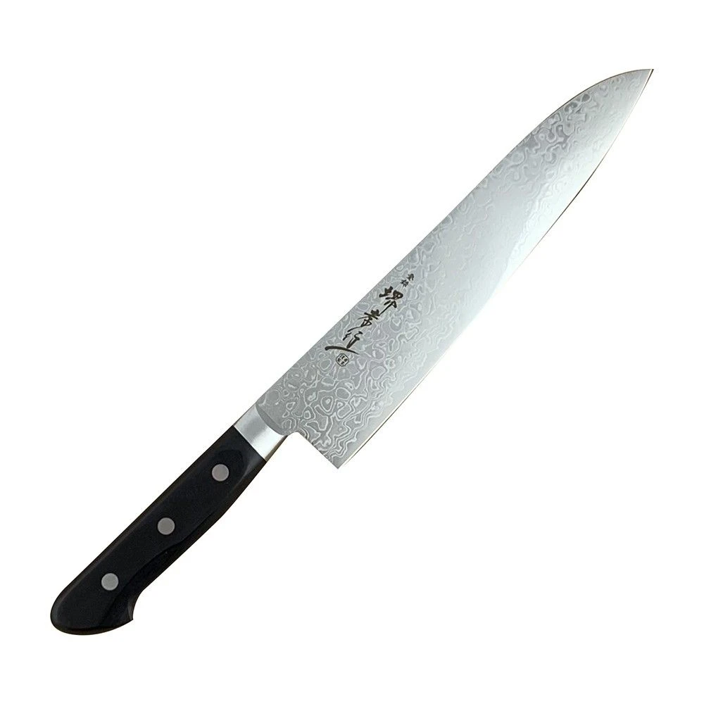 Sakai Takayuki 45-Layer Damascus Mirrored Japanese 210mm Santoku Knife