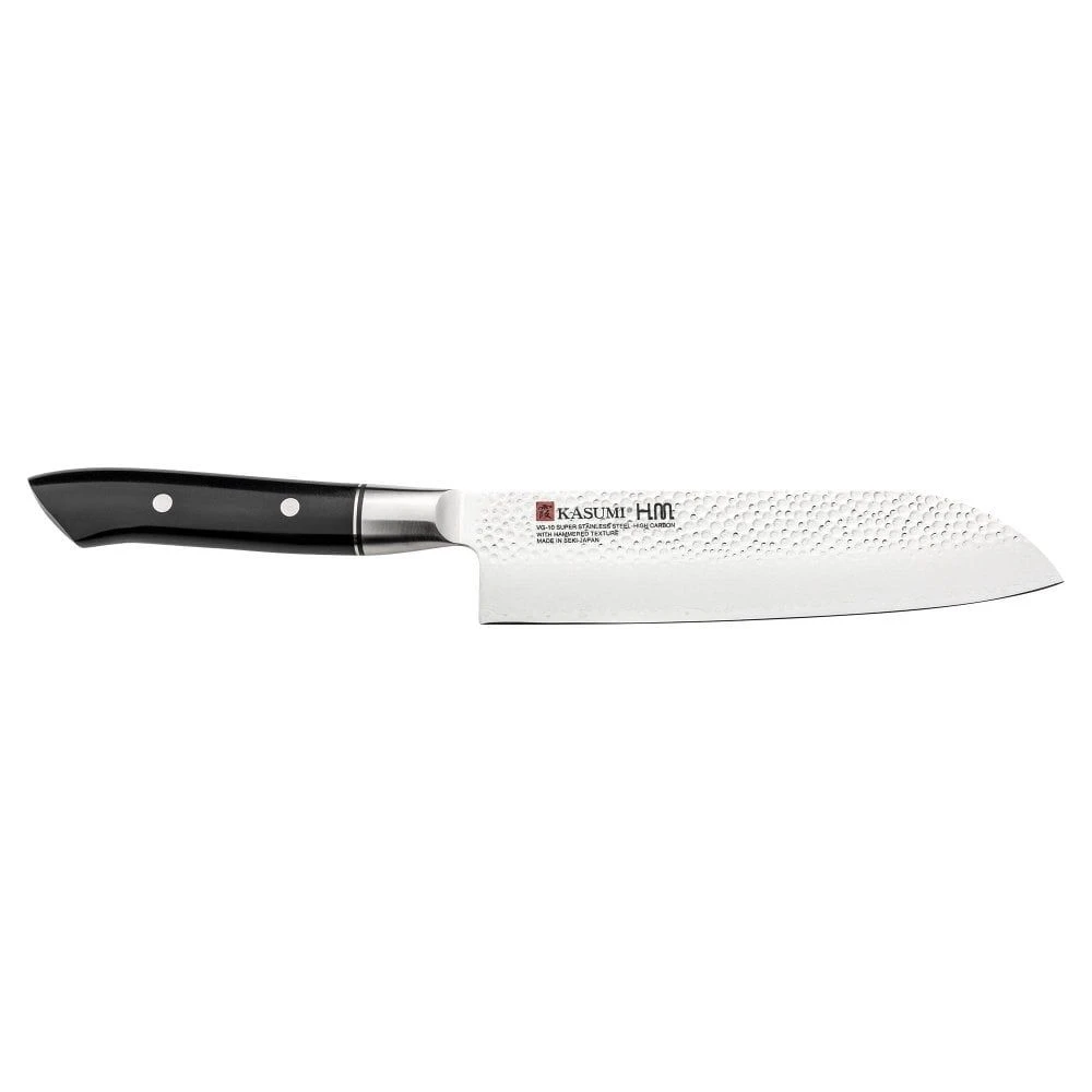 Kasumi Hammered 18cm Santoku Knife (SM-74018)