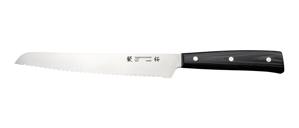 Tamahagane San Sakura 18cm Bread Knife (SNS-1126)
