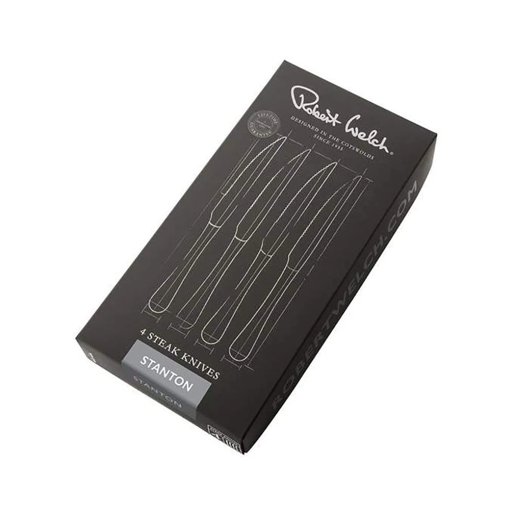 Robert Welch Stanton Bright Steak Knife Set Of 4 (STABR1012V/4) - Image 3