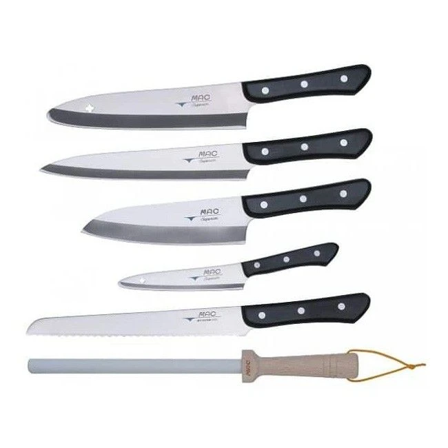 MAC Superior Series 6 Piece Knife Set (SU-6BS)