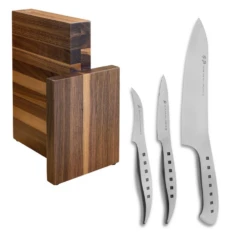 Tojiro 3 Piece Magnetic Block Set (Chef's, Paring & Peeling Knife)