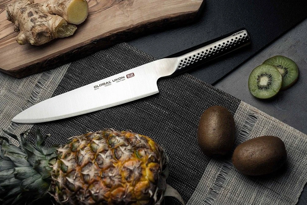 Global Ukon 20cm Chef’s Knife (GU-01) - Image 9