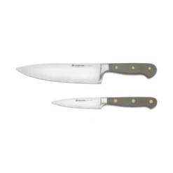 Wusthof Classic Colour Velvet Oyster 2 Piece Knife Set (WT1311760201)